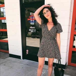 Floral Abercrombie Wrap Dress